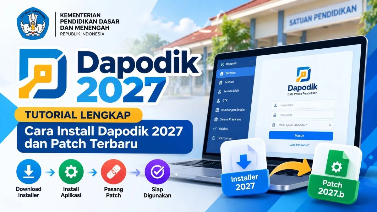 Complete Tutorial: How to Install Dapodik 2027 and the Latest Patch 2027.b