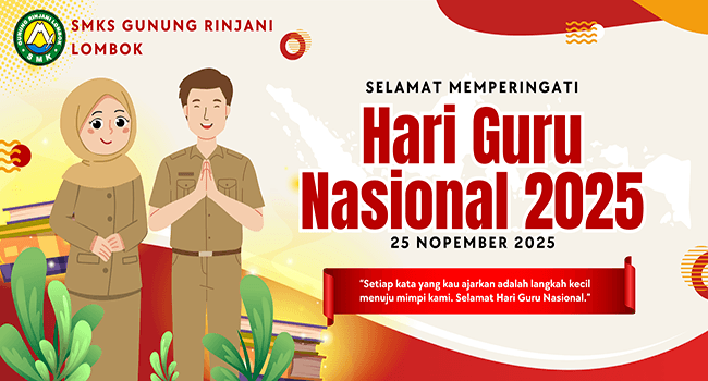 Selamat Hari Guru Nasional 25 Nopember 2025